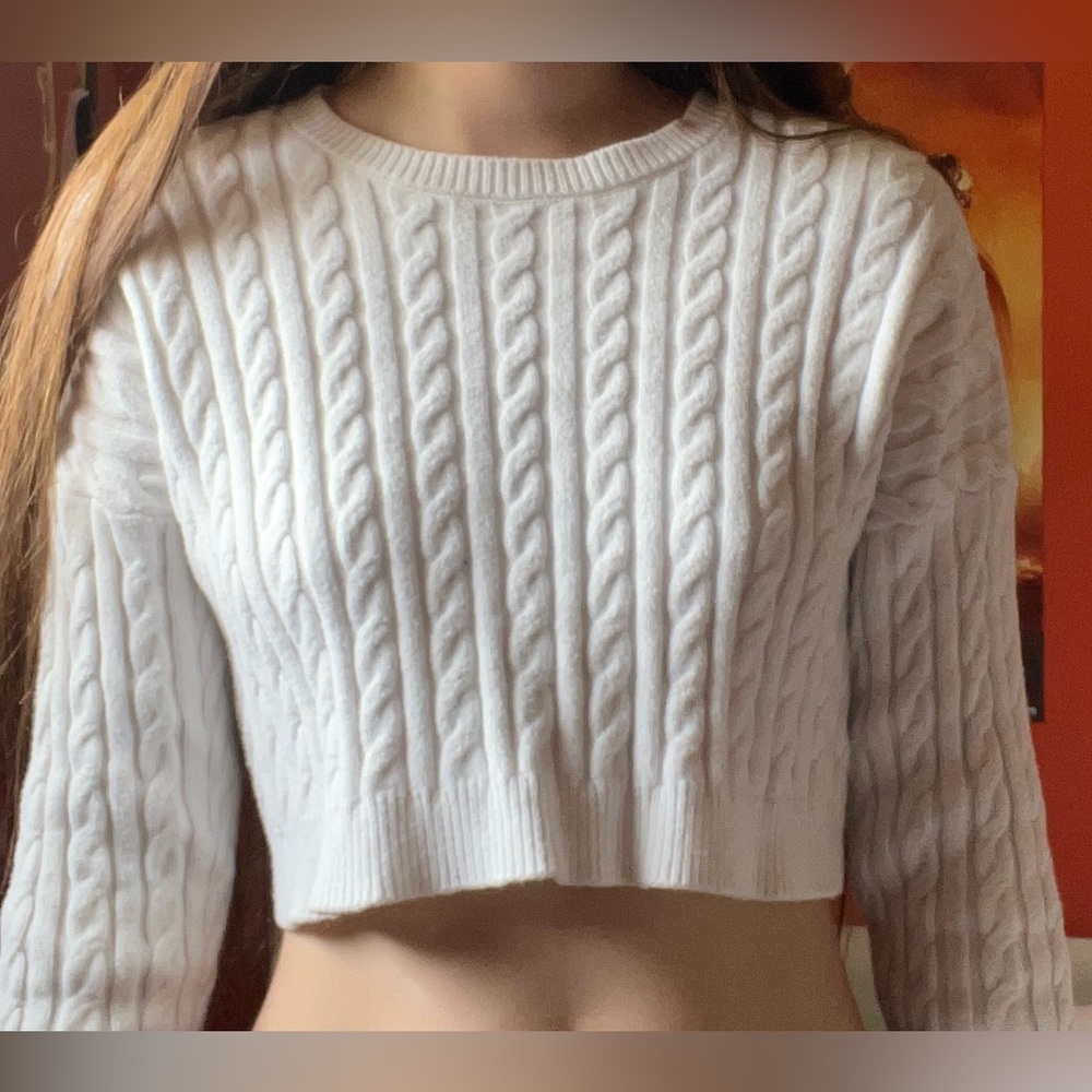 forever 21 cable knit sweater